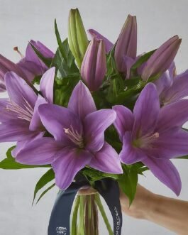 Soothing Lavender Lilies Bouquet